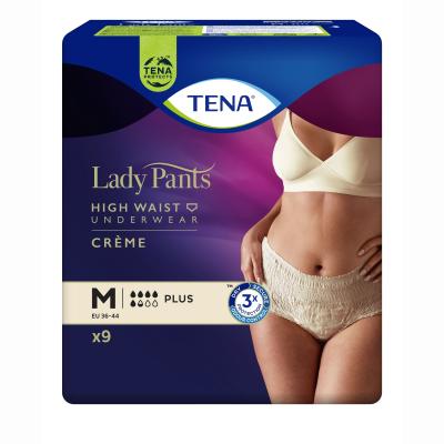 Урологічні труси для жінок Tena Lady Pants Plus M 9 шт Creme (7322542294765)