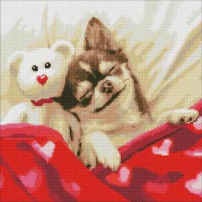 Алмазна мозаїка Ідейка Спляча красуня 40 х 40 см (AMO7730)