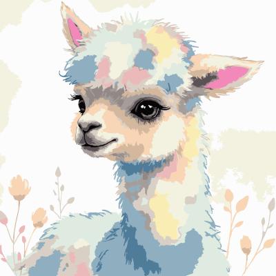 Картина за номерами Strateg Казкове оленятко 30 х 30 см (ES-0915)