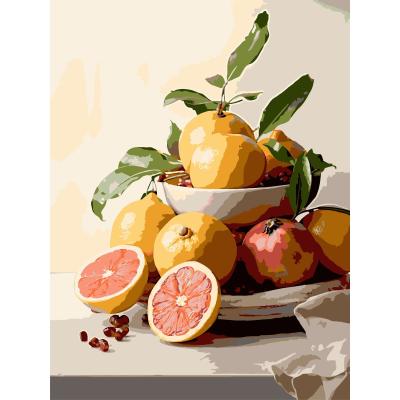 Картина за номерами Strateg Фруктовий натюрморт 30 х 40 см (SS-1263)