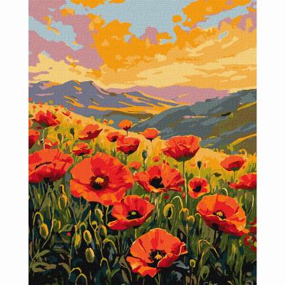 Картина за номерами Ідейка Тиша серед маків 40 х 50 см (KHO6385)