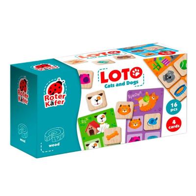 Настільна гра Roter Kafer Лото Коти та собаки (RW4011)