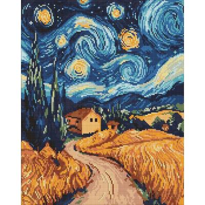 Алмазна мозаїка Ідейка Українська ніч 40 х 50 см (AMO8188)