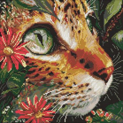 ​Алмазна мозаїка Ідейка Бездонні очі 40 х 40 см (AMO8325)