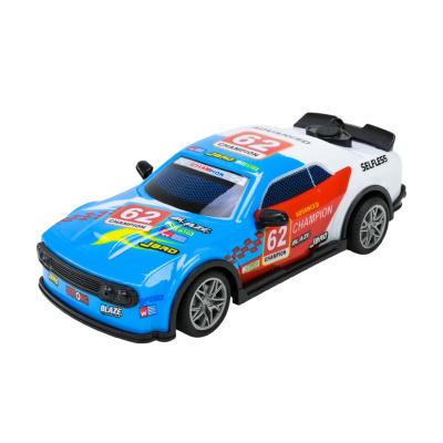 Автомодель Країна Іграшок на радіокеруванні блакитна з червоним та білим (998-7/1)