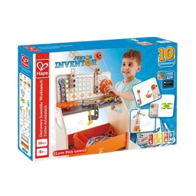 Конструктор Hape Науковий верстак 58 елементів (E3028)