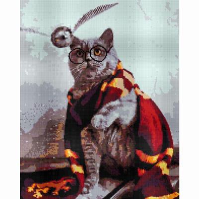 Алмазна мозаїка Brushme Котик ловець снітчу (DBS1006)