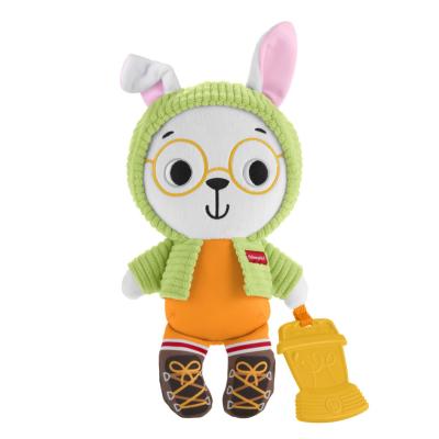 Іграшка Fisher-Price Зайчик-обіймашка з прорізувачем (JLB87)