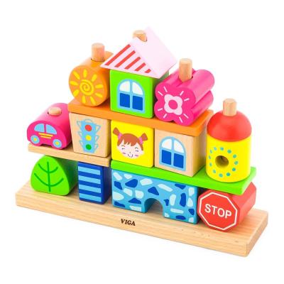 Кубики Viga Toys Місто (50043)