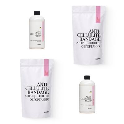 Набір Антицелюлітні ензимні обгортання + рідина Hillary Anti-cellulite Zymo Cell (12 процедур)