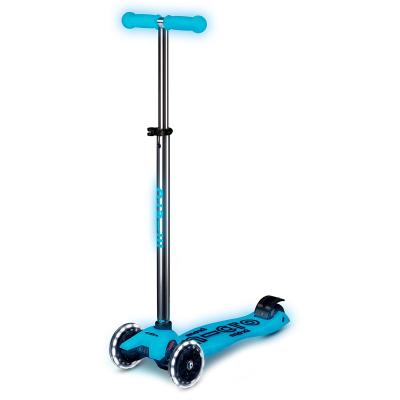 Самокат Micro Maxi Deluxe Glow LED Синій кришталь (MMD366)