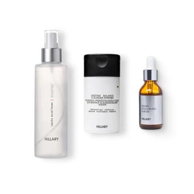 Набір для пілінгу та зволоження жирної та комбінованої шкіри