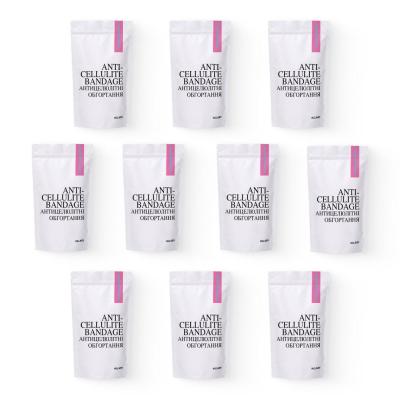 Комплекс антицелюлітних моделюючих обгортань з екстрактом ашваганди Hillary Ashwagandha Hot Slim (10 уп.)