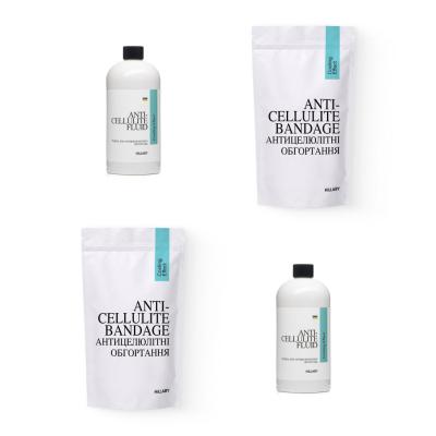 Антицелюлітні обгортання + рідина з охолоджувальним ефектом Hillary Anti-cellulite Cooling Effect (12 процедур)