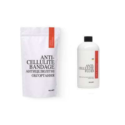 Набір Антицелюлітні ліпосомальні обгортання + рідина Hillary Anti-cellulite LPD'S Slimming (6 процедур)