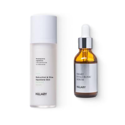 Регенеруюча сироватка з біо-ретинолом та скваланом + Гіалуронова сироватка Smart