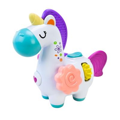 Розвивальна іграшка Сонячний зайчик Тактильний єдиноріг (PL-724-95)