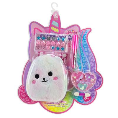 ​Набір косметики Tokidas блиск для губ, брелок-гаманець, тіні (T087)