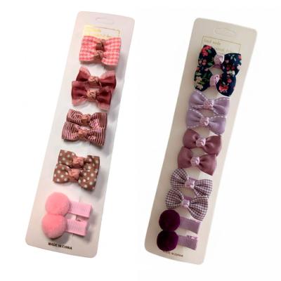 Набір заколок для волосся Shantou Jinxing Метелики-бантики кольорові в асортименті (FG240116026L)