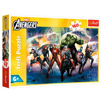 Пазл Trefl Marvel Суперсили 160 елементів (15428)