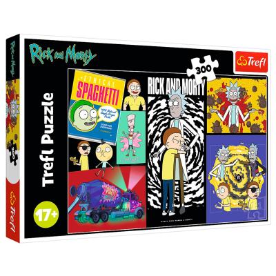 Пазл Trefl Warner Rick and Morty Дивне місце в галактиці 300 елементів (23035)