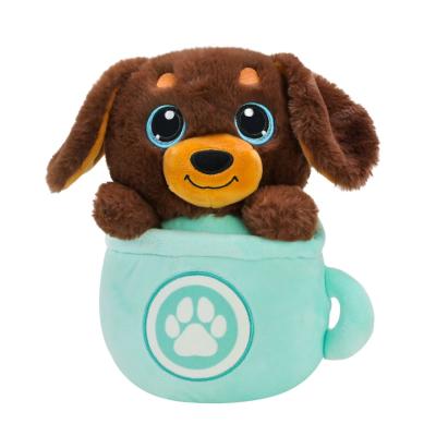 М'яка іграшка Країна Іграшок Собачка в чашці 25 см (QD2401)