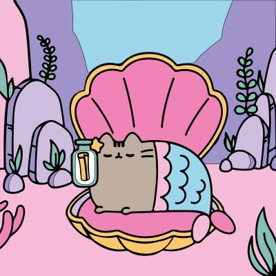 ​​Картина за номерами Santi Пушин Русалонька 25 х 25 см (955030)