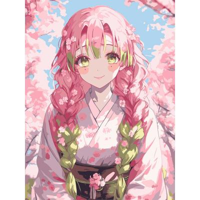 ​Картина за номерами Santi Demon Slayer Mitsuri Kanroji 30 х 40 см (955042)