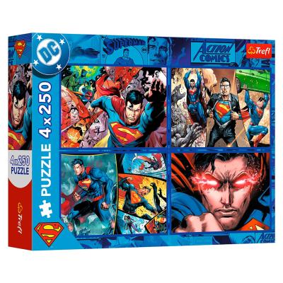 Пазли Trefl Superman Сміливість Супермена 4 в 1 (13340)