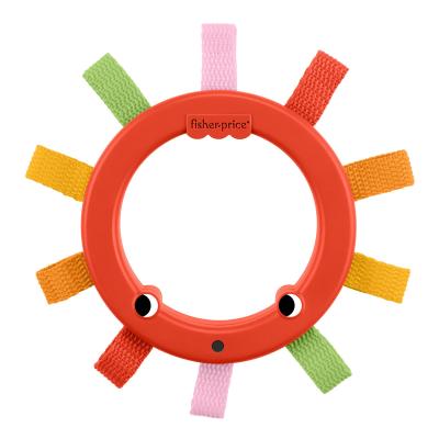 Брязкальце Fisher-Price Різнокольорові петельки червоне (JKW53/3)