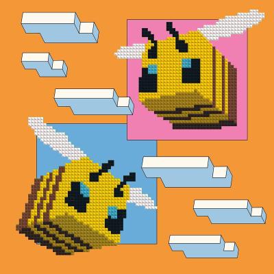 Картина за номерами з алмазною мозаїкою Santi Майнкрафт Бджілки 25 х 25 см (954928)