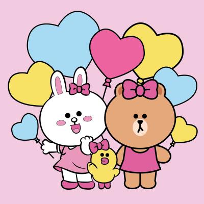 ​Картина за номерами Santi Лайн Френдс Коні, Саллі, Чоко та повітряні кульки LED підсвітка 25 х 25 см (955017)