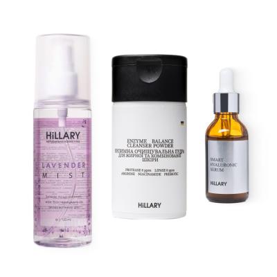 Набір Ензимне очищення та зволоження для жирної та комбінованої шкіри + Лавандовий міст