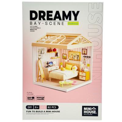 Конструктор-румбокс Mini House Інтер'єр Спальня (8004)