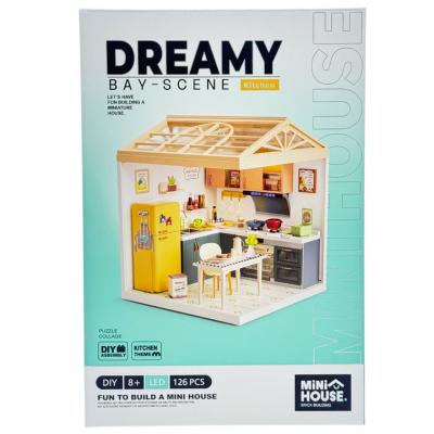 Конструктор-румбокс Mini House Інтер'єр Кухня (8005)