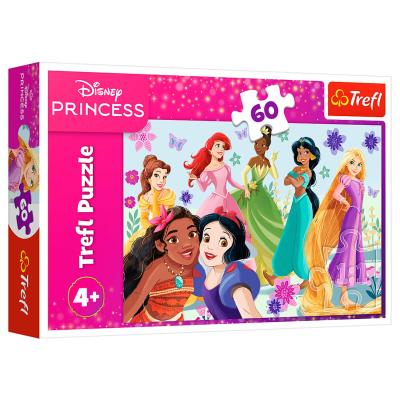 Пазл Trefl Disney Princess Принцеси в дії 60 елементів (17409)