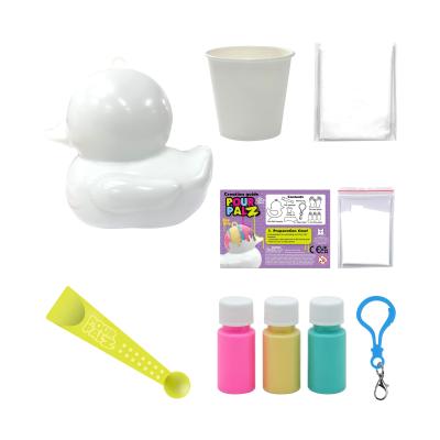 Набір для творчості Pour Palz Флюїд Арт Брелок Каченя фіолетовий (GS-G26262/3)