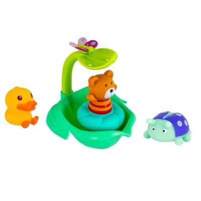 Набір іграшок для ванни Baby team Водяна пригода Ведмедик, комашка, качка (9036/1)