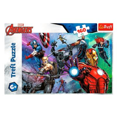 Пазл Trefl The Avengers Герої завжди готові 160 елементів (15424)