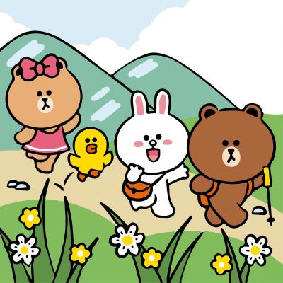 Картина за номерами Santi Лайн Френдс Подорож Чоко, Саллі, Коні та Брауна 25 х 25 см (955371)