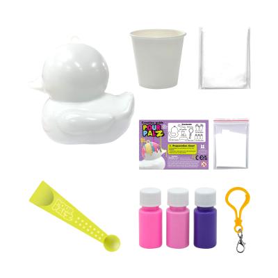 Набір для творчості Pour Palz Флюїд Арт Брелок Каченя зелений (GS-G26262/1)