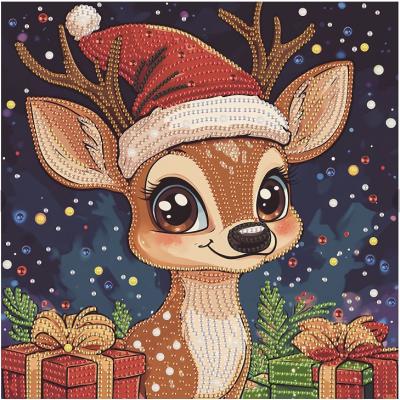 Алмазна картина Brushme Оленя 25 х 25 см (DBS52204)