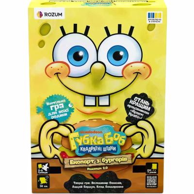 Настільна гра Rozum Губка Боб Експерт з бургерів Редакція 2.0 (4820279190594)