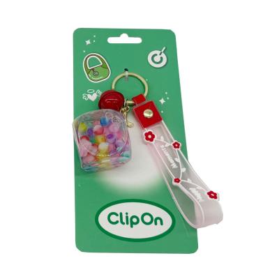 Брелок Clip On Сяючий куб зелений (SV22168/3)