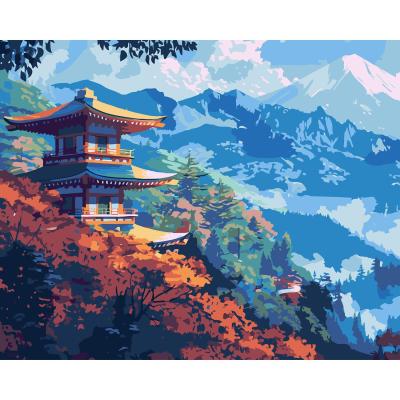 Картина за номерами Strateg Японська мить 40 х 50 см (VG020)