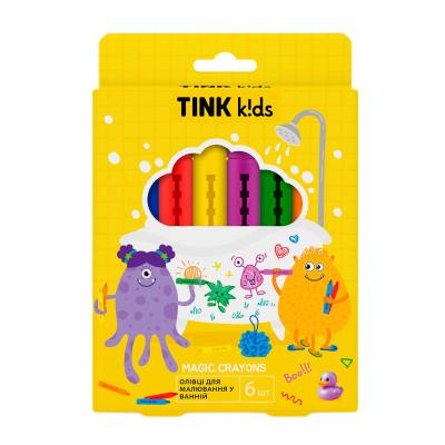 Набір олівців Tink kids Magic Crayons для малювання у ванній 6 шт (4823109412002)