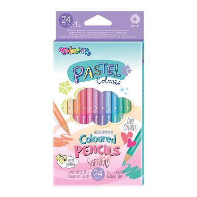 Олівці кольорові Colorino Pastel двосторонні 24 кольори (87737PTR)