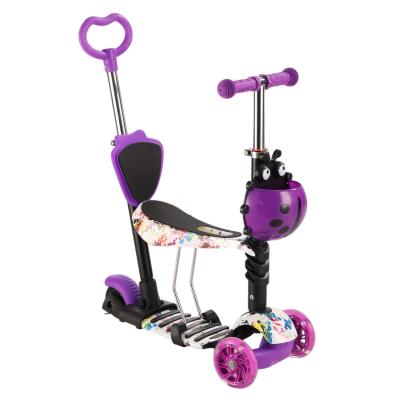 Самокат Країна Іграшок 5 в 1 фіолетовий (SC20482/5)