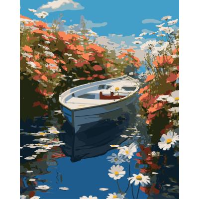 Картина за номерами Strateg Човен на каналі 40 х 50 (VG046)