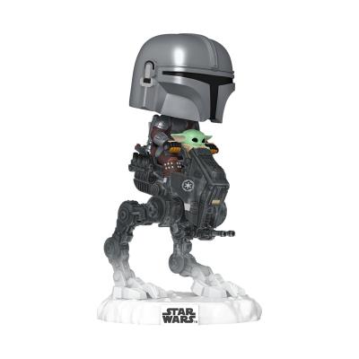 Фігурка Funko Pop Star wars Мандо з Ґроґу на всюдиході (90812)